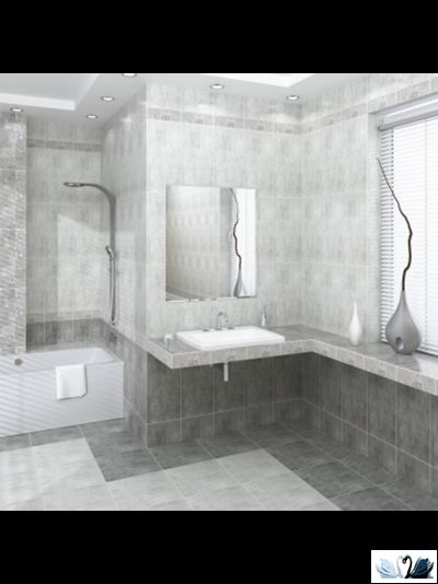 Плитка Belani Амалфи серый 30х60 см настенная Береза керамика