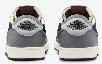 Nike Air Jordan Retro 1 Low Og Ex Black Smoke Grey (Серые) новые