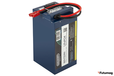 Литиевый тяговый аккумулятор Gelbert LiFePO4 (60V/32Ah/50A/1,920Wh) BT/Display