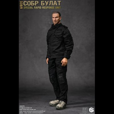 Боец спецназа МВД СОБР "Булат" - Коллекционная ФИГУРКА 1/6 СОБР Булат Special Rapid Response Unit (SOBR) (26067R) - Easy&amp;Simple