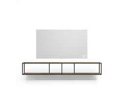 Тумба TV stand 200 lite black темный дуб подвесной