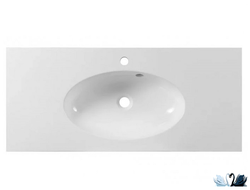 Раковина Эстет Vegas  100 х 45 см мраморная, мебельная, для ванной