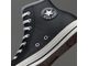 Кеды Converse All Star Leather Black высокие кожаные