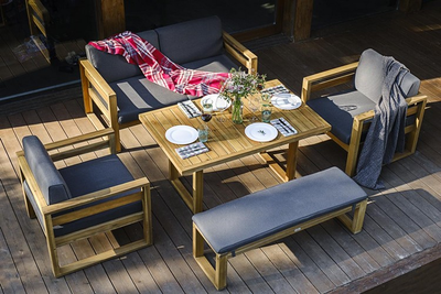 Диванный комплект Booka c обеденным столом