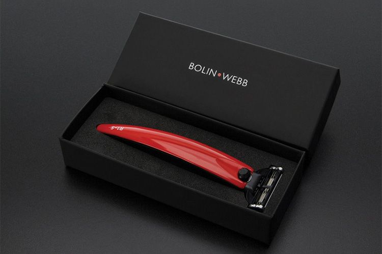 БРИТВА BOLIN WEBB R1-S, КРАСНАЯ, GILLETTE MACH3