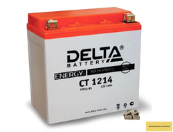 АКБ DELTA CT 1214 YTX14-BS (152 х 87 х 148)