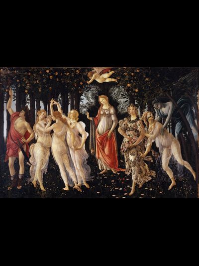 Картина обогреватель, репродукция Сандро Боттичелли Весна