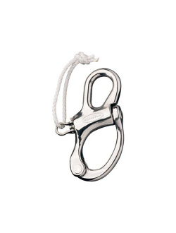 Карабин-пеликан с фиксированным рымом Ronstan серия 300 RF6300 26х100мм 2000-4000кг  из нержавеющей стали AISI316