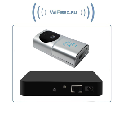 Автономная беспроводная уличная панель вызова с шлюзом LAN с DVR + модуль управления электронным замком, HD (Acebell)