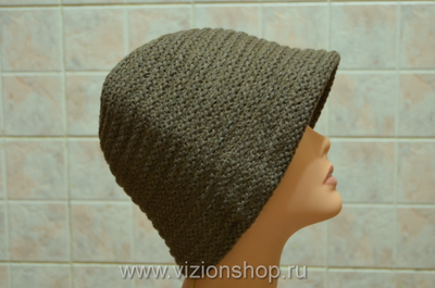Vizio Италия 5607 P  шляпа клош бежевая зимняя фото