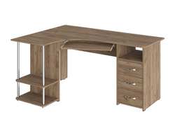 Стол компьютерный С-237 Дуб Крафт табачный