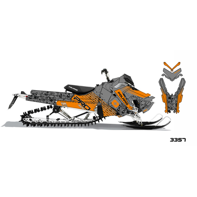 Наклейки на снегоход  Polaris Axys 2016 2017 2018 2019 #3357