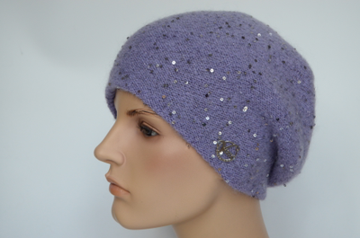 fioletoviy-beret-s-payetkami-vizio-italiya-6943 фото