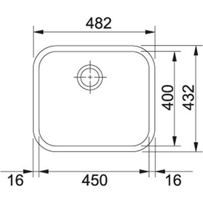 Мойка Franke Galassia GAX 110-45