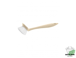 Щетка для посуды с прямой ручкой "Malta" (бежевый)