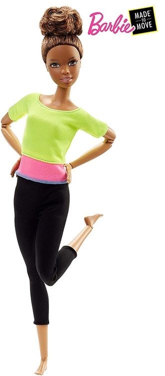 Барби Йога с салатовым топом  / Made to Move Barbie Doll, Green Top