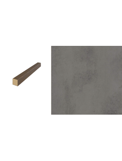 ДЕКОРАТИВНАЯ РЕЙКА ФОНОВАЯ 22*50*2750/ КАМЕНЬ ТЕМНЫЙ