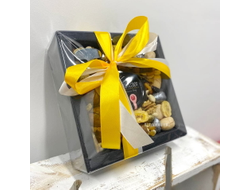 Бокс ассорти с мёдом (черный)