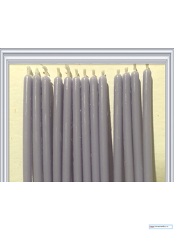 Свеча серая №20 (до 3 ч. горения).