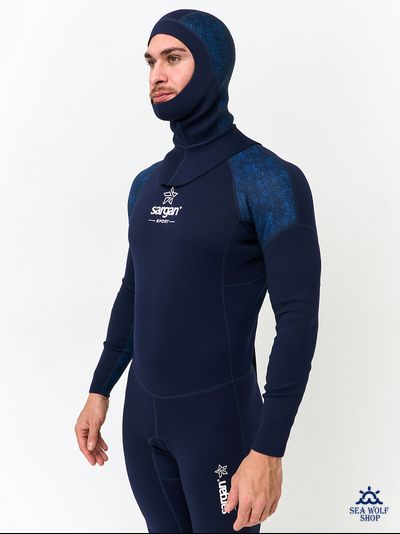 Шлем неопрен 3мм Sargan Sport 1022/BL р. M