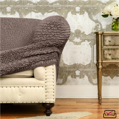 Чехол на 3хм диван Микрофибра Премиум Марсала. ЗАЩИТА ДЛЯ МЯГКОЙ МЕБЕЛИ ОТ ЖИВОТНЫХ. ИТАЛИЯ