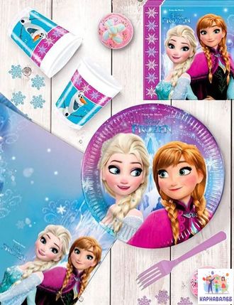 Одноразовая посуда Холодное сердце