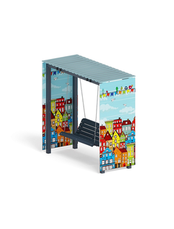 Пергола с диваном (Город) - МФ 78.06.01-04