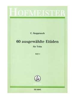 Kopprasch, C. 60 ausgew?hlte Et?den Band 1 (Nr.1-30) f?r Tuba