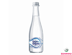 Вода питьевая Bonaqua газированная, стекло, 0,33 л
