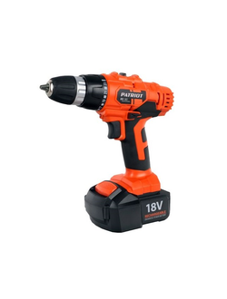 Дрель-шуруповерт аккумуляторная PATRIOT BR 180 1,3 Ah 18 V кейс
