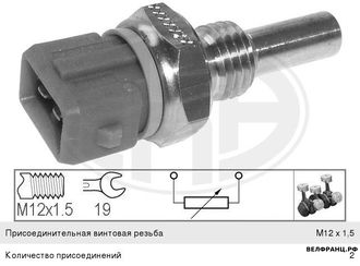 Датчик температуры ож Peugeot 206 406 Iran Samand Khodro аналог 1920K9