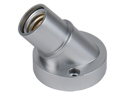 Ecola патрон накладной наклонный E14 Серебряный AB4SNSEAY