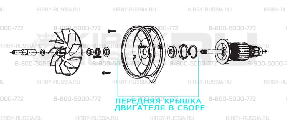 перегородка двигателя кирби