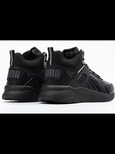 Кроссовки Puma Running System Leather Black зимние