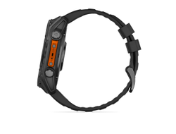 Умные часы Garmin Fenix 8 - 51 мм, AMOLED серый, черный силиконовый ремешок (010-02905-00)