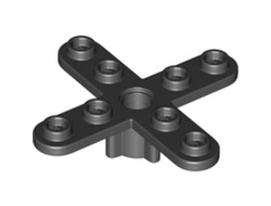 Propeller 4 Blade 5 Diameter with Rounded Ends and Closed Hub, Black (67737 / 6324143)