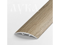 Порог-стык ЛС 04-2 1350мм 4087 дуб беленый/скрытый крепеж (30*4,7мм)  [48006]