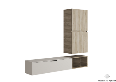 Бохо НМ-001 гостиная Дуб Крафт Серый/Кашемир