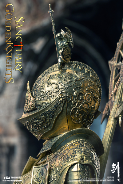 ПРЕДЗАКАЗ - Стражница святилища в золотом - Коллекционная фигурка 1/6 SWORDS OF CHAOS - GOLDEN TEMPLE GUARDIAN (BRASS EDITION) (SW002) - COOMODEL ?ЦЕНА: 43700 РУБ.?