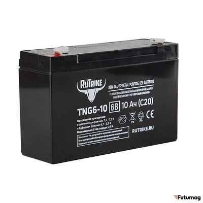 Аккумуляторная батарея RuTrike TNG6-10 (6V10A/H C20)