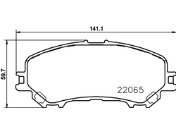 Колодки задние икстрейл т32