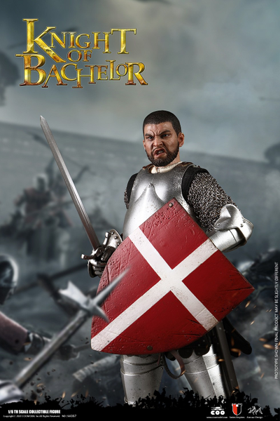 Английский рыцарь-бакалавр Столетней  войны (KNIGHT OF BACHELOR) - Коллекционная ФИГУРКА 1/6 scale SERIES OF EMPIRES (DIE-CAST ALLOY) (SE067) - COOMODEL