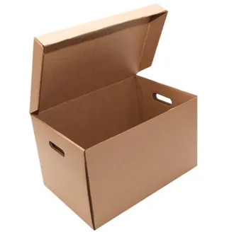 Короб архивный А4, 320х245х255мм, самосборный, с ручками