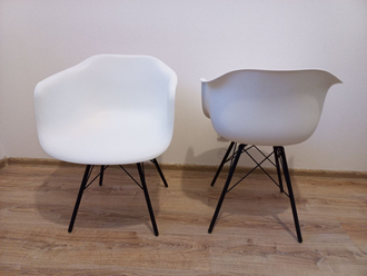 Полукресло Eames design белое
