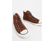 Кеды Converse All Star зимние с мехом коричневые на ногах 566563C фото