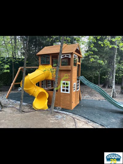 Детская площадка IgraGrad Клубный домик 2 с трубой