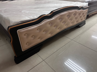 Кровать Карина-10 (Браво мебель) (Размер и цвет - на выбор)