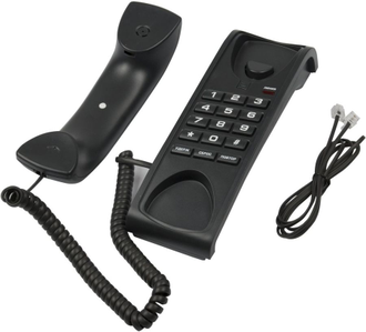 Проводной телефон RITMIX RT-007 (черный)