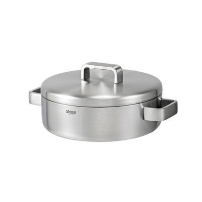 Низкая кастрюля Атоми Медикук 26 см вид сбоку