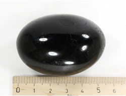 Турмалин чёрный шерл, полировка, Бразилия (55*43*31 мм, 132 г) №35478
